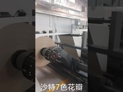 ऑटो पेपर रोल टू रोल फ्लेक्सो प्रेस मशीन एनीलॉक्स और साइक्लिनर के साथ