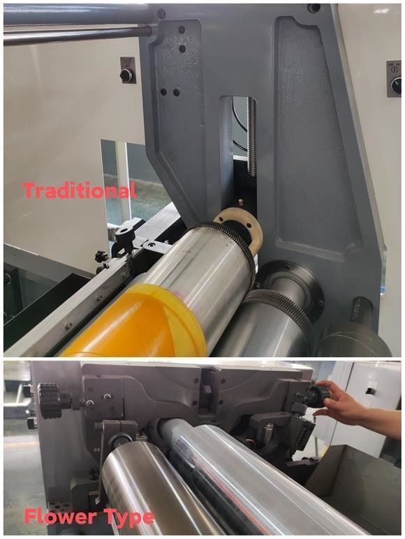 उच्च गति फ्लेक्सो प्रिंटिंग स्लिटिंग और ट्रिमिंग मशीन FM-T400 30-300GSM पेपर के लिए