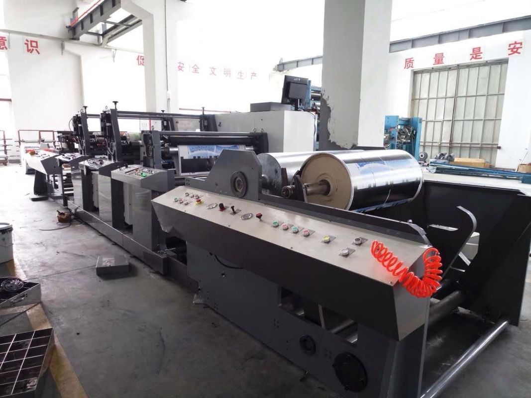 बिजली की आपूर्ति 380V 3pH 50Hz Fengming छह रंग इकाई प्रकार पेपर फ्लेक्सो प्रिंटिंग मशीन