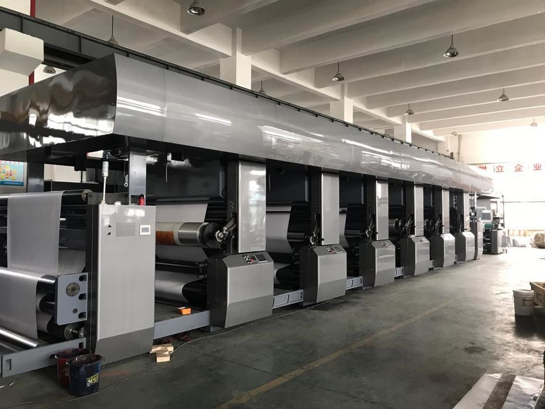 वाइड रेंज पेपर कार्टन फ्लेक्स प्रिंटिंग मशीन 380V 3pH 50Hz पावर सप्लाई और 7 रंगों के साथ