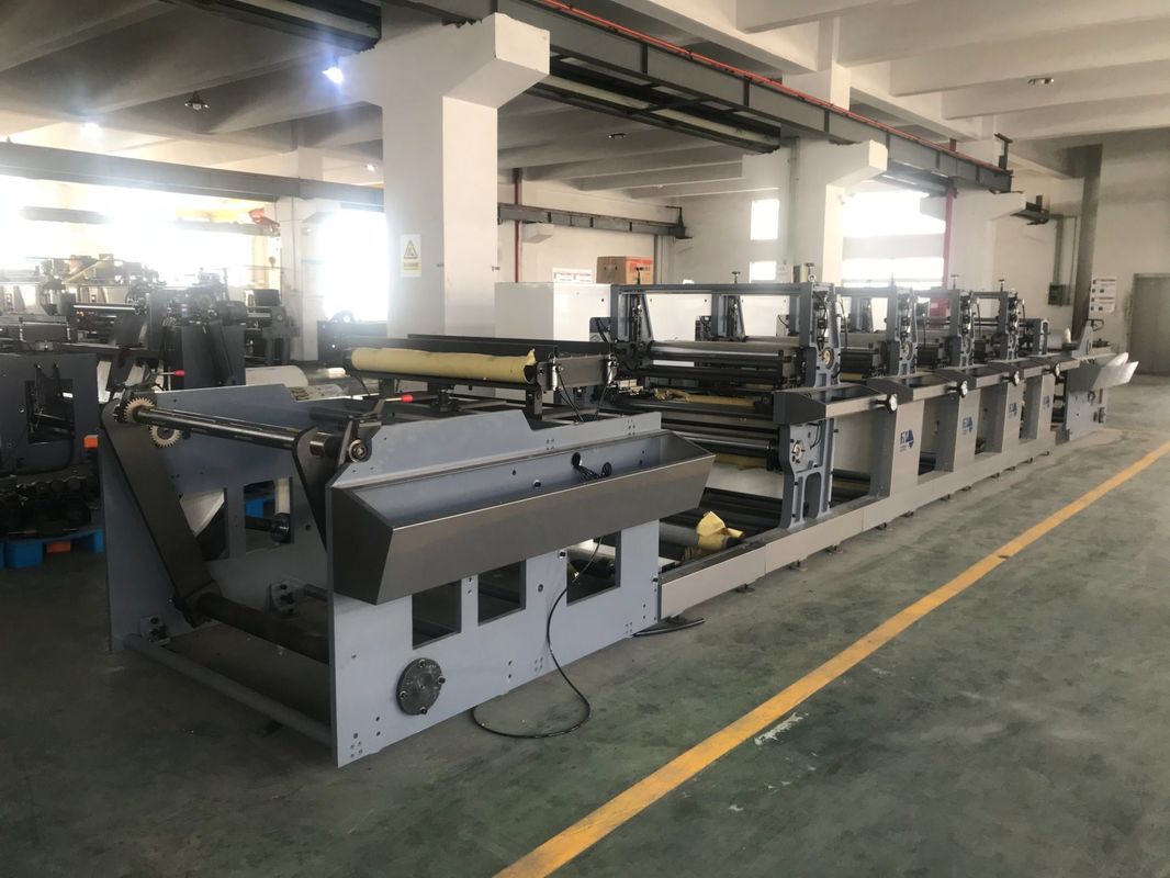 6 रंग फ्लेक्सोग्राफी रंग पेपर कप प्रिंटिंग मशीन 380V 415V 440V 220V बिजली की आपूर्ति के साथ