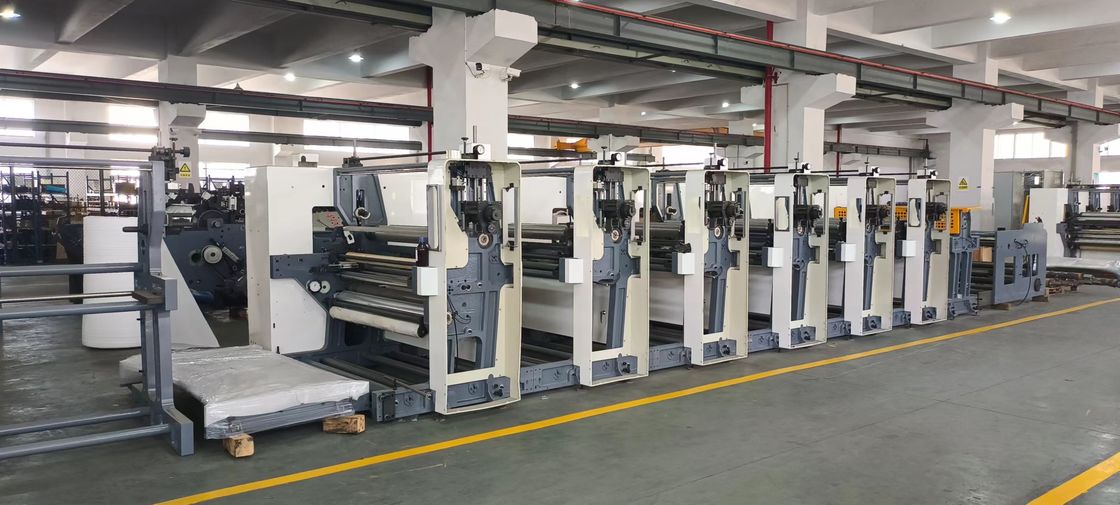 उच्च गति फ्लेक्सो प्रिंटिंग मशीन के लिए स्वचालित कागज splicing उपकरण 6 रंगों