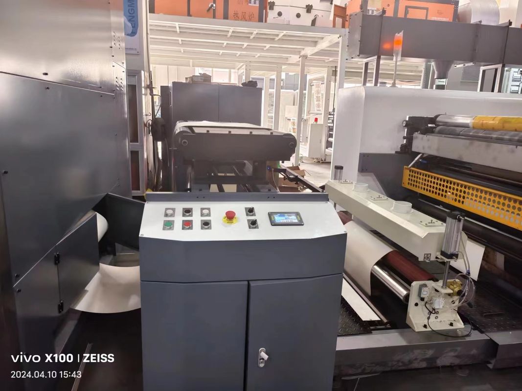 पेपर कार्टन के लिए 4 रंग फ्लेक्सोग्राफिक प्रिंटिंग मशीन 1000 मिमी चौड़ाई