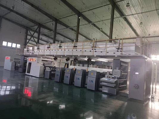 उत्पाद ग्रेड में सुधार चिकित्सा पैकेज फ्रेम कोटिंग फ्लेक्सो प्रिंटर सर्वो नियंत्रण