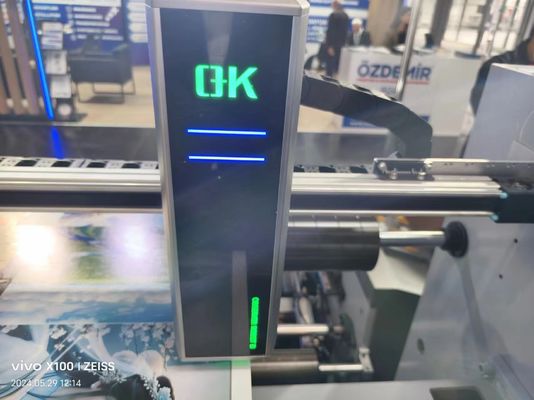 फ्लेक्सोग्राफिक प्रिंटर 4 रंग फ्लेक्सो प्रेस लेबल प्रिंटिंग मशीन पेपर कप के लिए