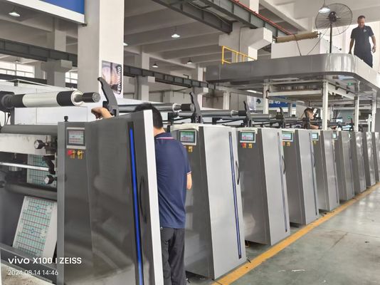 10 रंग आस्तीन प्रकार फ्लेक्सो प्रिंटिंग मशीन के लिए कागज कप कार्टन बैग और पैकेज