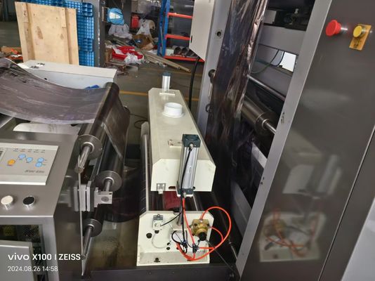 पेपर कप कटोरा डबल डॉक्टर ब्लेड अनुकूलित 10 रंग पन्नी फ्लेक्सो प्रिंटिंग प्रेस